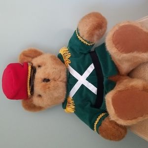CommonwealthTeddy Bear "Hug a Plush Soldier" with green jacket